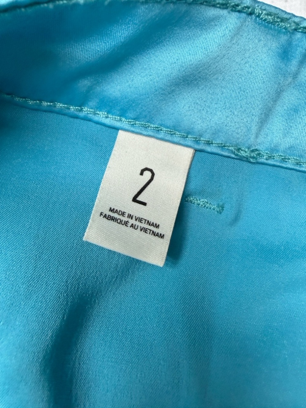 BDG Satin Flight Cargo Pants Blue Size 2 Y2K Streetwear - Picture 5 of 11